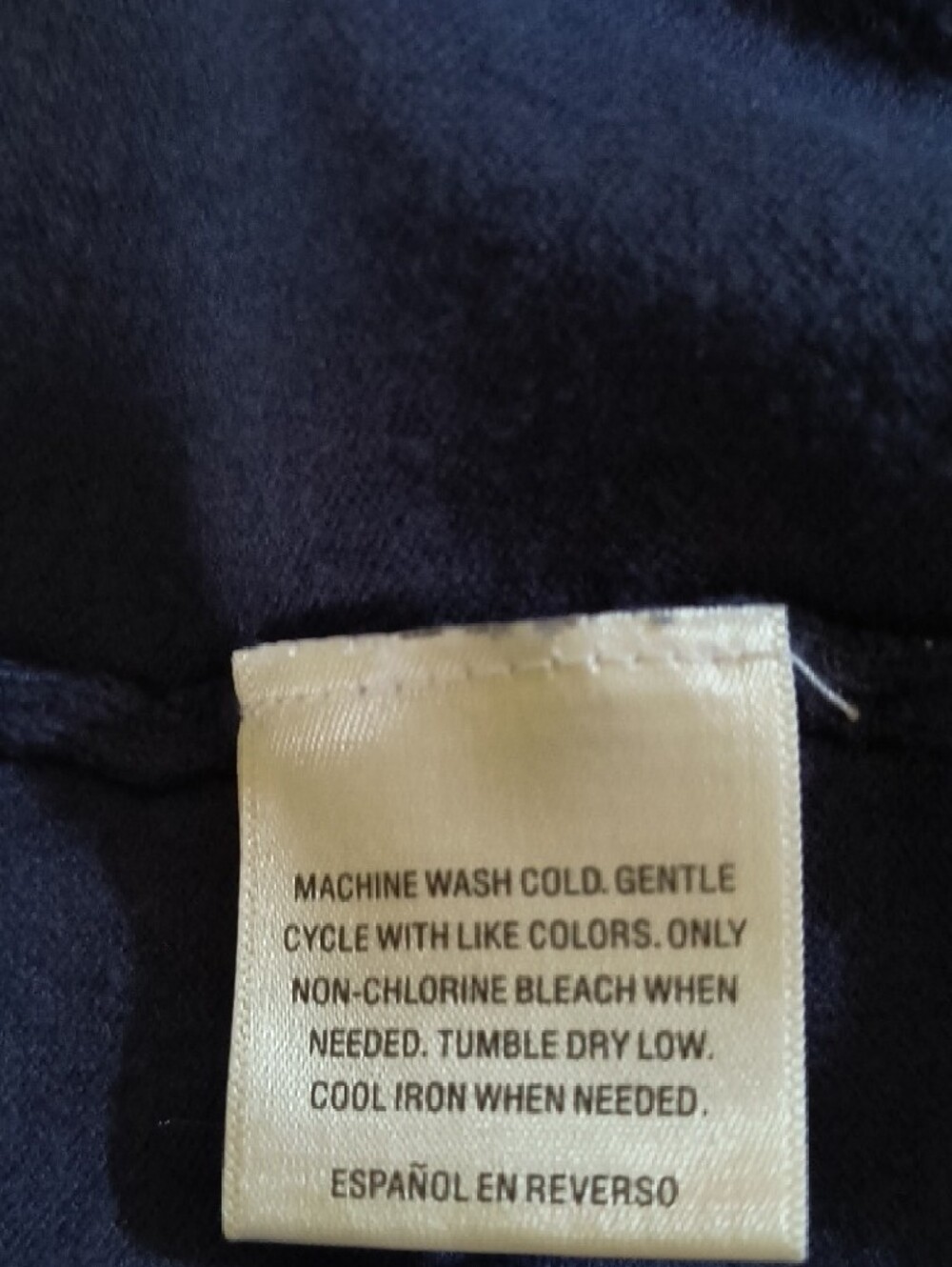 Charter Club Navy Short-Sleeve Open Cardigan - Picture 5 of 5